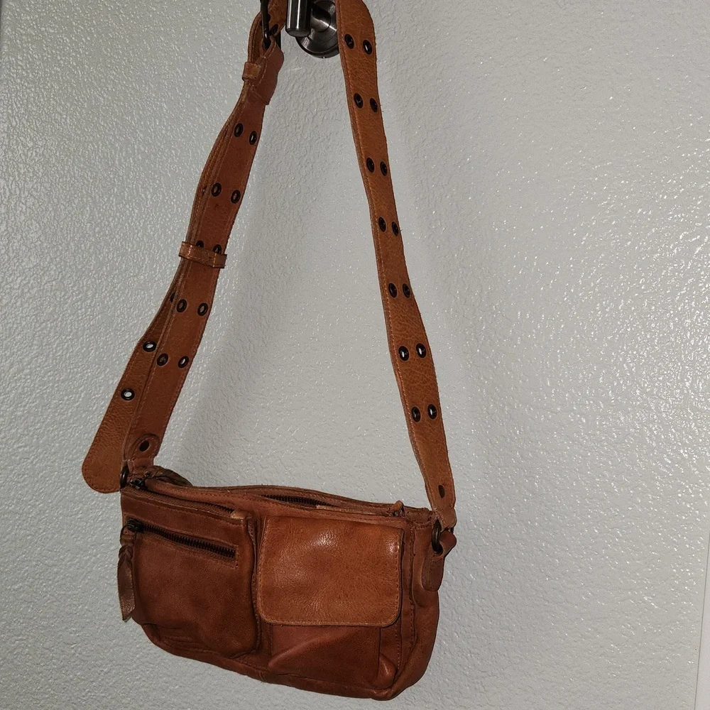 Free People Leather Crossbody Sling Bag - Picture 4 of 8